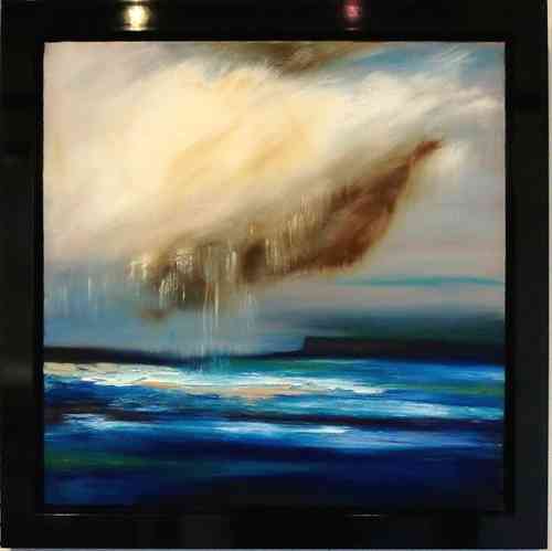 Cloudburst Original Oil Painting By Melanie Jacobs