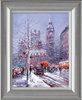 Snow In The City framed Art Print By Henderson Cisz