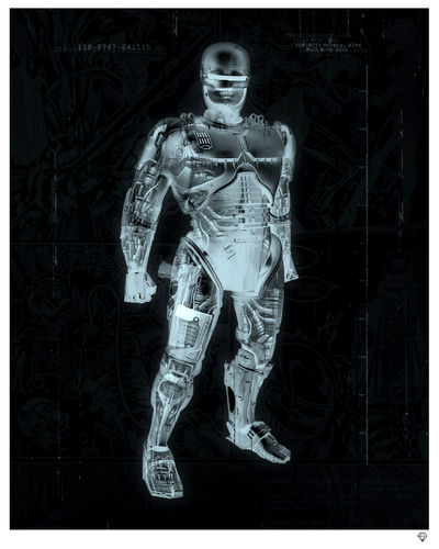 Murphy Robocop X Ray Surgery Art Print 24/45 By JJ Adams