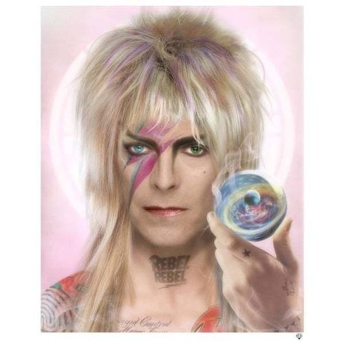 Goblin King Colour framed art print by J Adams