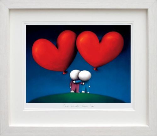 Two hearts One Love Framed Art By Doug Hyde