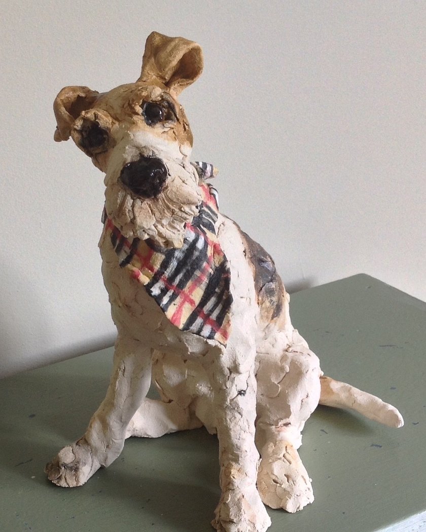Burberry the Fox Terrier By Louise Brown
