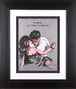 In One Kiss Study by Richard Blunt Framed Art Print