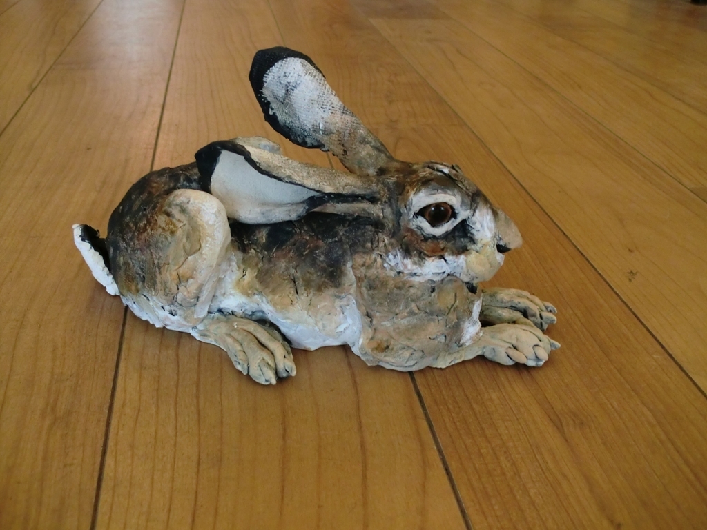 Hope Hare Sculpture by Louise Brown