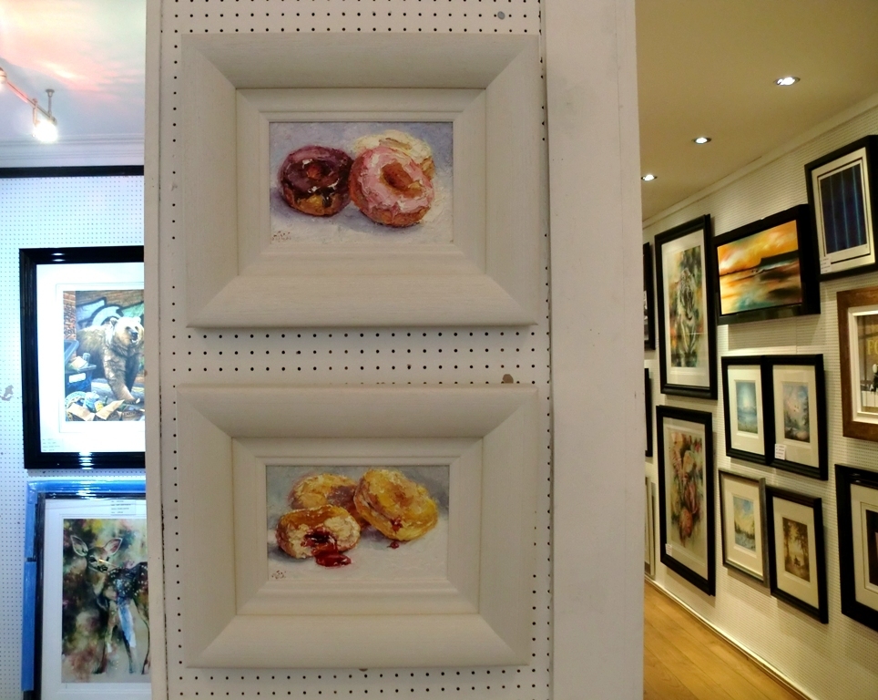 Ring Doughnuts by Lana Okiro Original Painting