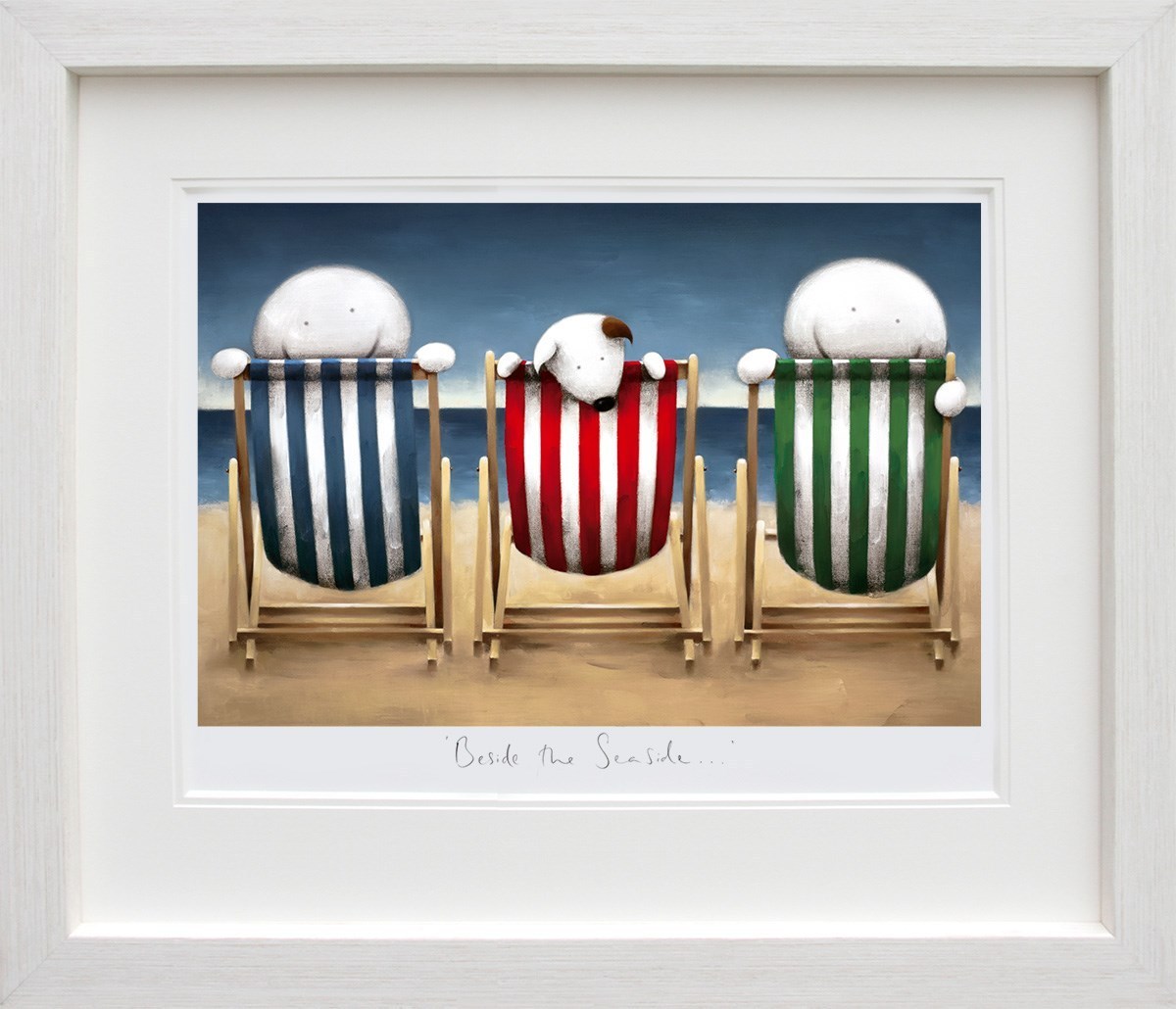Beside the Seaside by Doug Hyde Framed Art Print