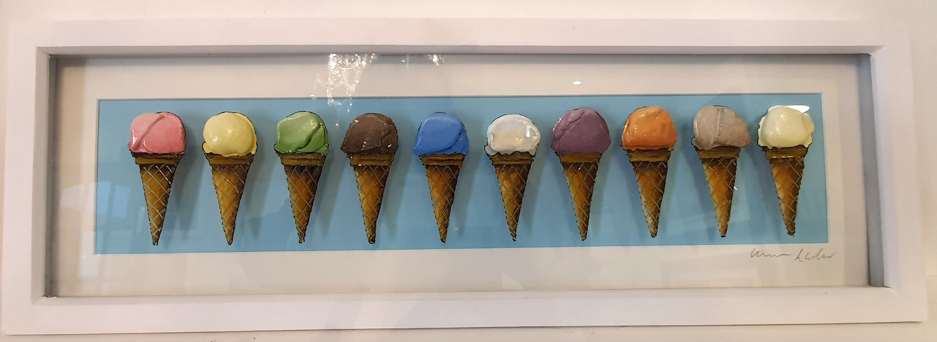 Ice Cream Heaven by Sea On Glass Free UK Delivery