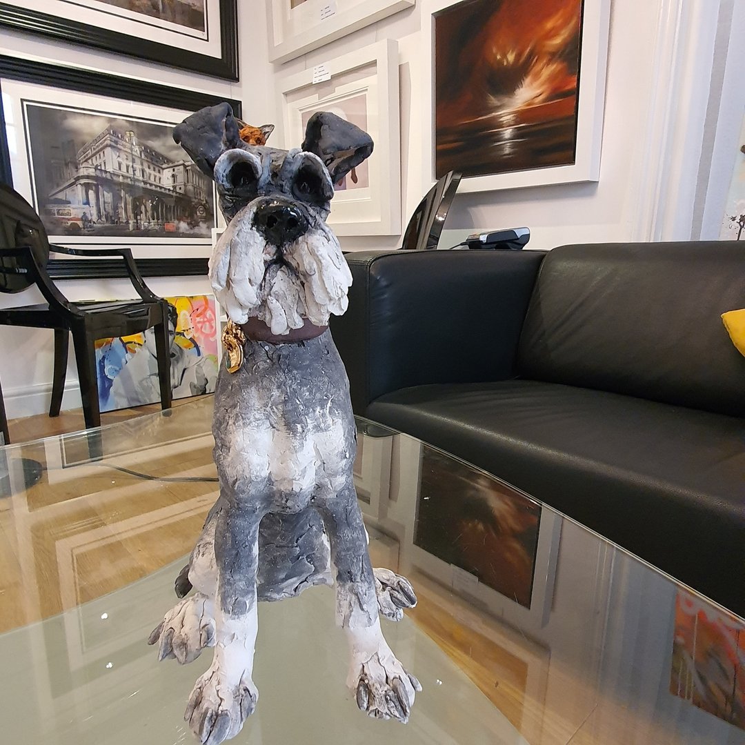 Sid The Schnauzer by Louise Brown