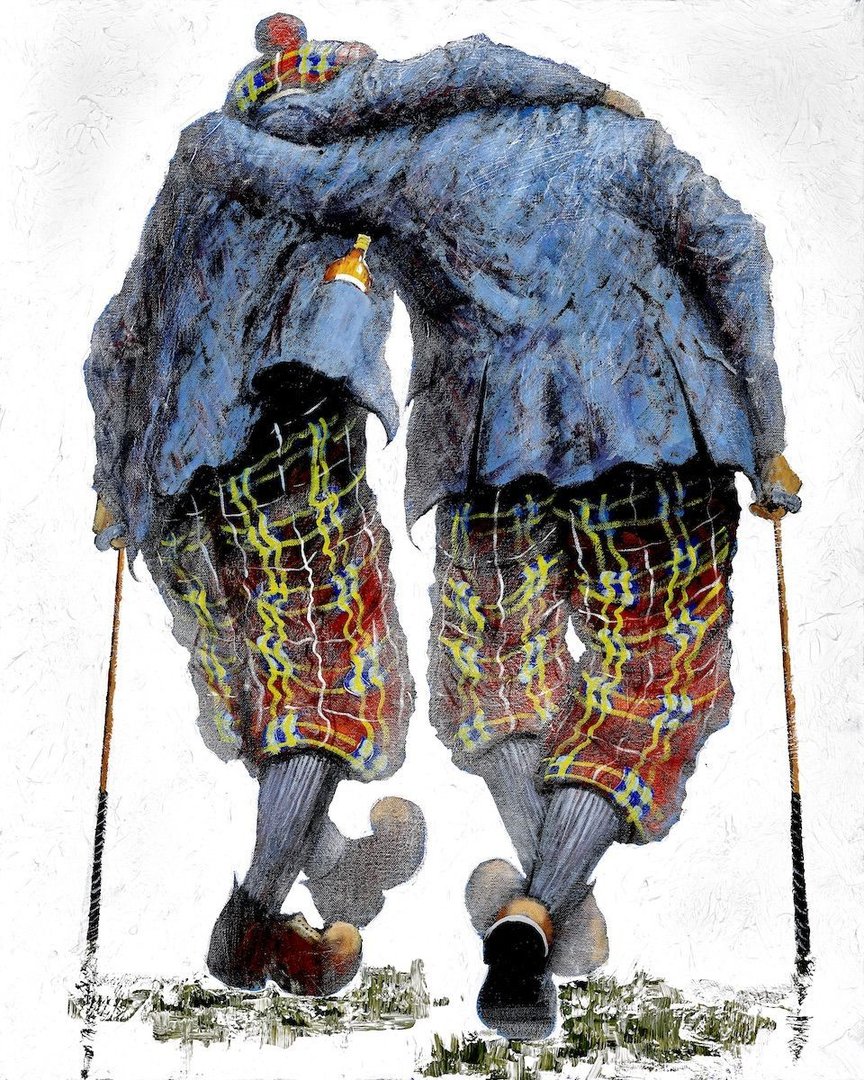 Two Under Par by Alexander Millar - Framed