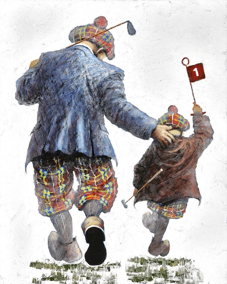 Pitch and Putt by Alexander Millar-Framed Edition