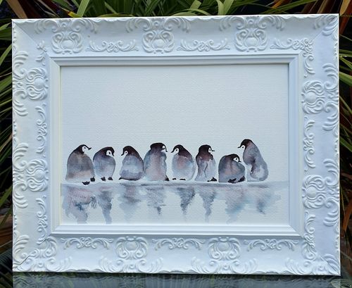 'Huddle Closer' By Melanie Jacobs Original Watercolour