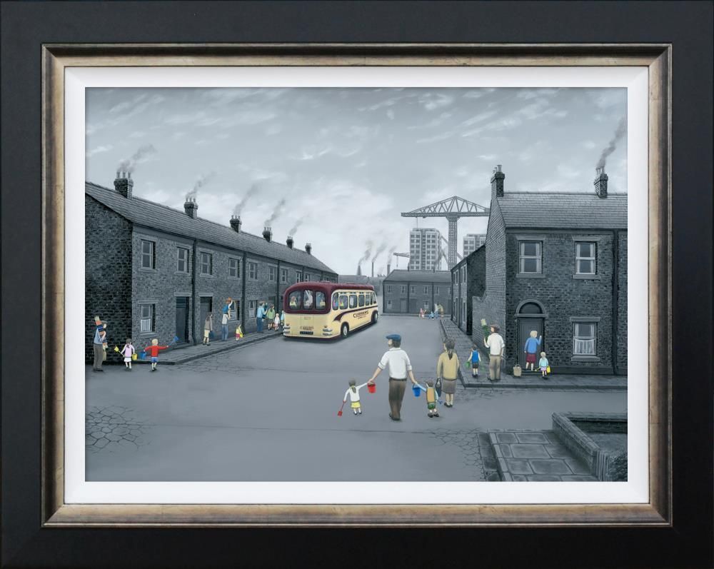 All Aboard For The Seaside By Leigh Lambert Canvas