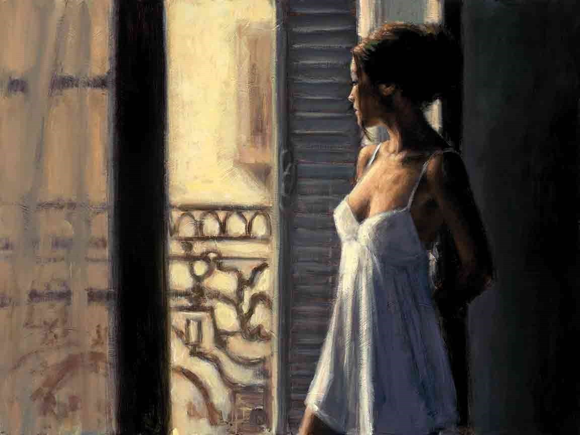 Balcony at Buenos Aires X by Fabian Perez-Unframed