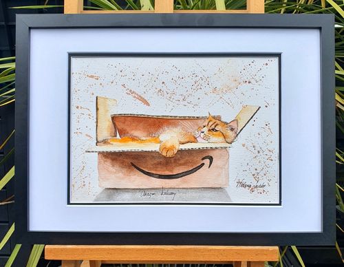 Amazon Delivery By Melanie Jacobs- Original Watercolour