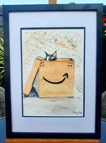 Top Cat By Melanie Jacobs Original Watercolour