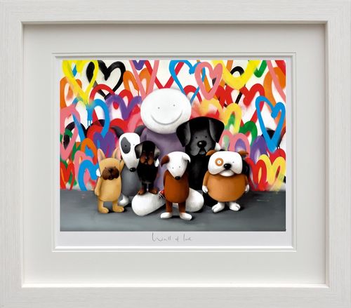 Wall of Love by Doug Hyde Framed Edition