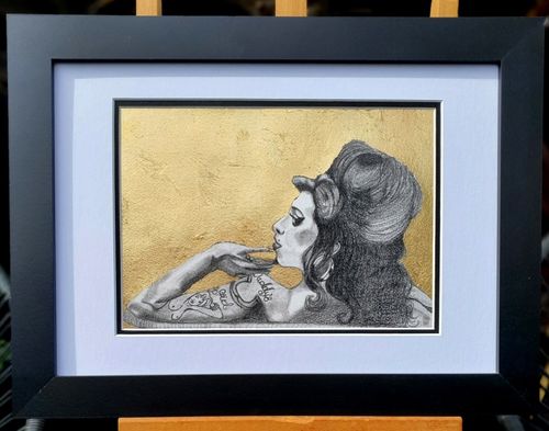 Daddy's Girl - Amy Winehouse Gold by Melanie Jacobs