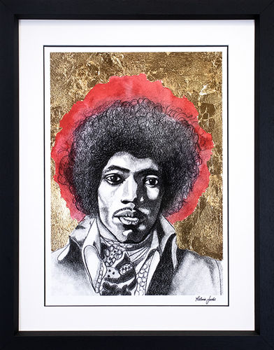 Hendrix- Electric Ladyland By Melanie Jacobs Framed Edition
