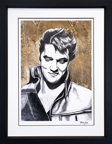 Elvis- 'Always On My Mind' By Melanie Jacobs Framed Edition No1A/P In Stock