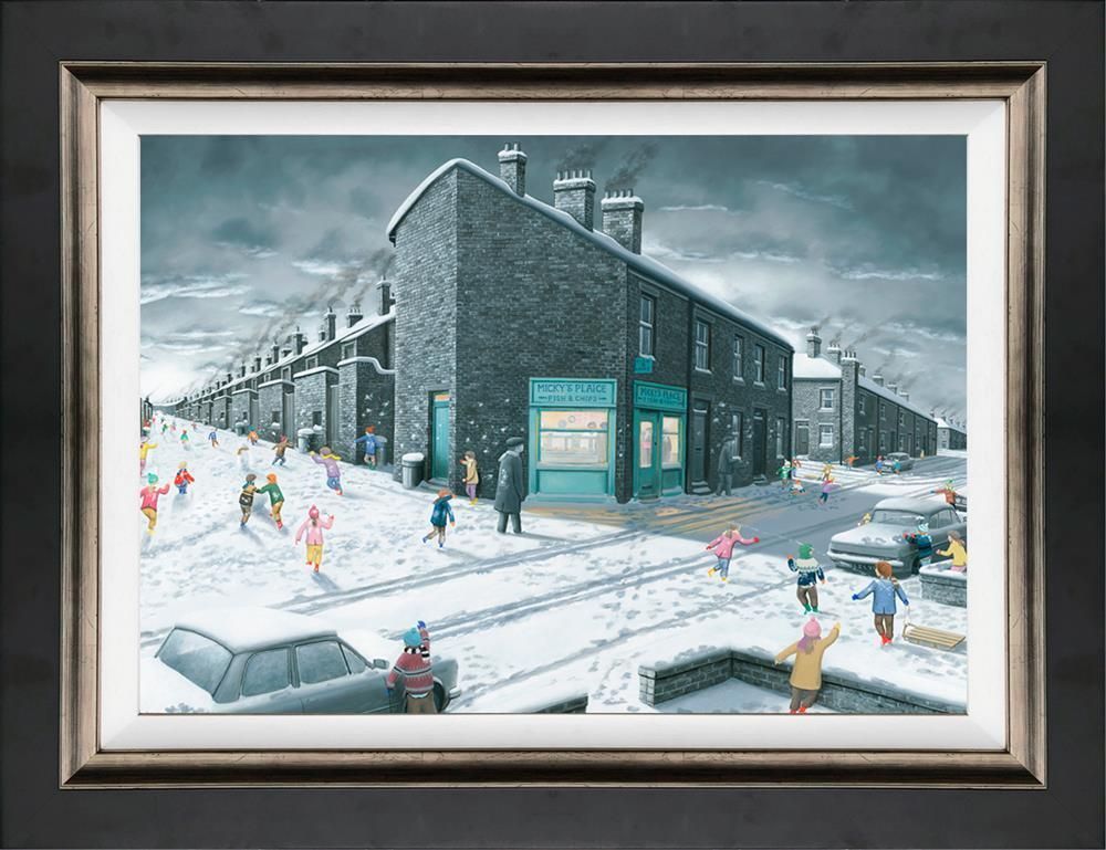 Having A Ball By Leigh Lambert Framed Canvas Edition