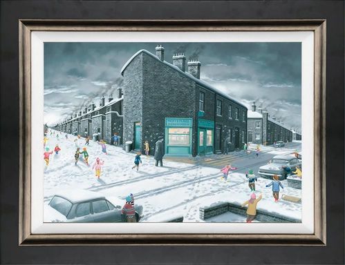 Having A Ball By Leigh Lambert Framed Canvas Edition