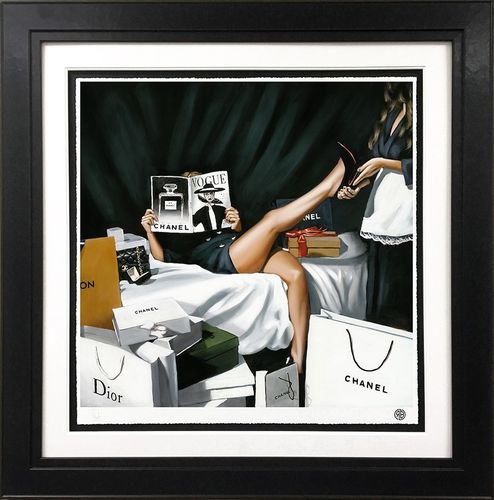 "Classy & Fabulous" By Richard Blunt Framed Paper Edition