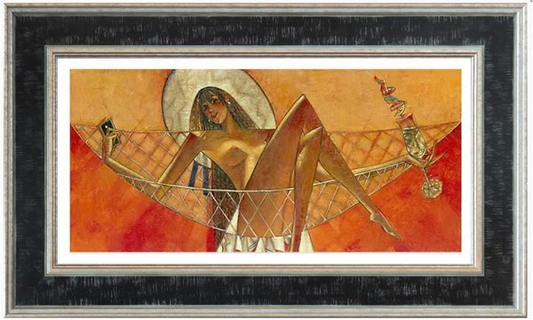 Inter-Nets by Andrei Protsouk Framed Canvas