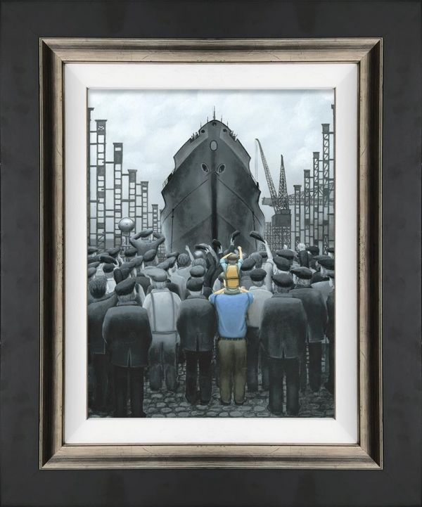 The Ship Thats Dad Built By Leigh Lambert-Canvas Edition