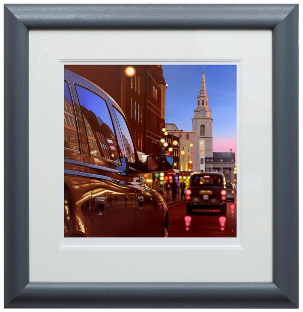 London Dusk Reflections by Neil Dawson Framed Free UK Delivery