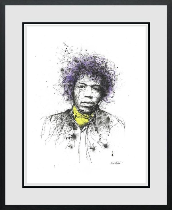 Hendrix by Scott Tetlow Framed Edition