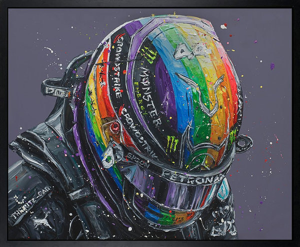 Lewis Rainbow '21'  Canvas by Paul Oz