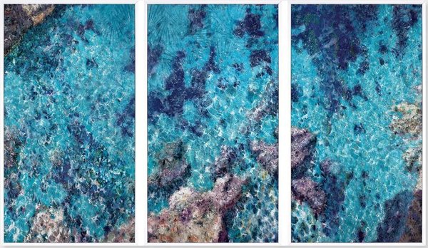 Into the Blue (Triptych) by Antonio Sannino  Limited Edition